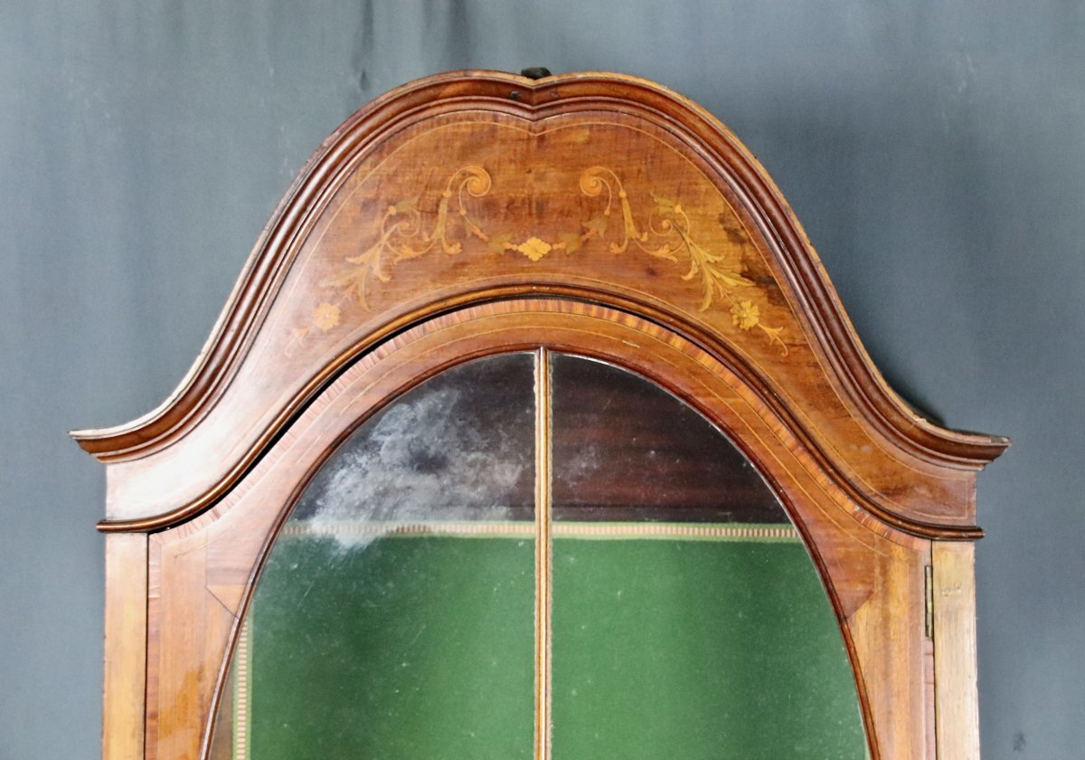 19th Century English Showcase In Mahogany-photo-4