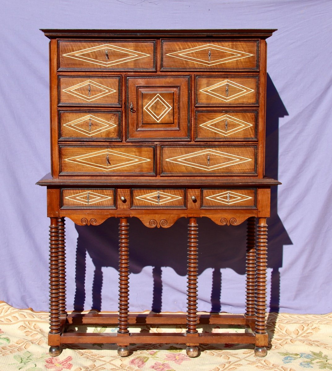 Cabinet d'époque Louis XIV En Fruitier