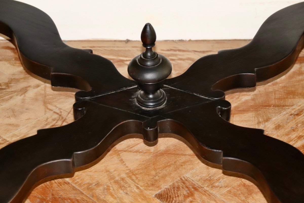 Writing Table, Louis XIV Period In Ebony-photo-4