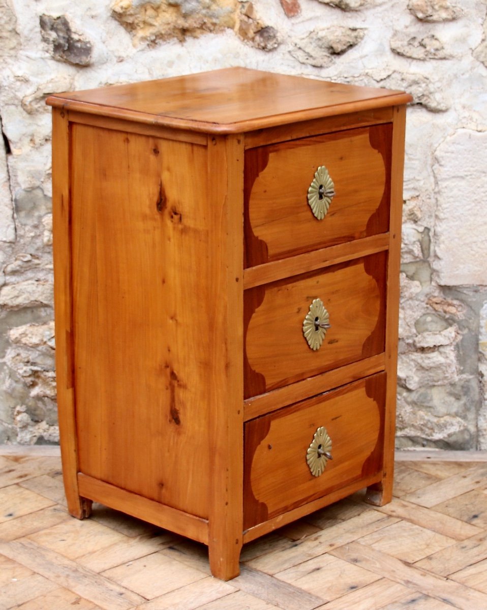 Dauphiné Commode In Cherry And Rosewood From The Eighteenth Time-photo-2
