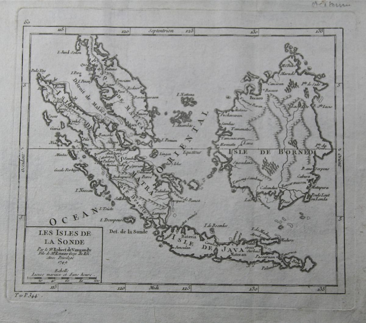 Carte XVIIIème De Borneo-photo-2