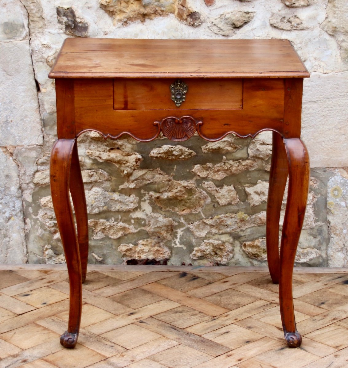 18th Century Provençal Writing Table In Cherry-photo-6