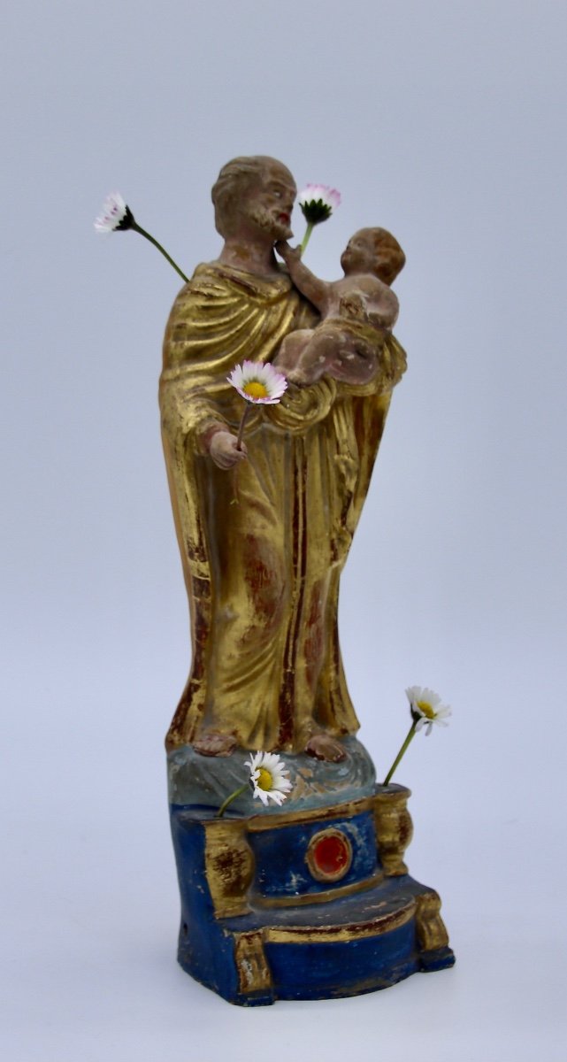 Santibelli Terracotta Nineteenth Saint Joseph-photo-8