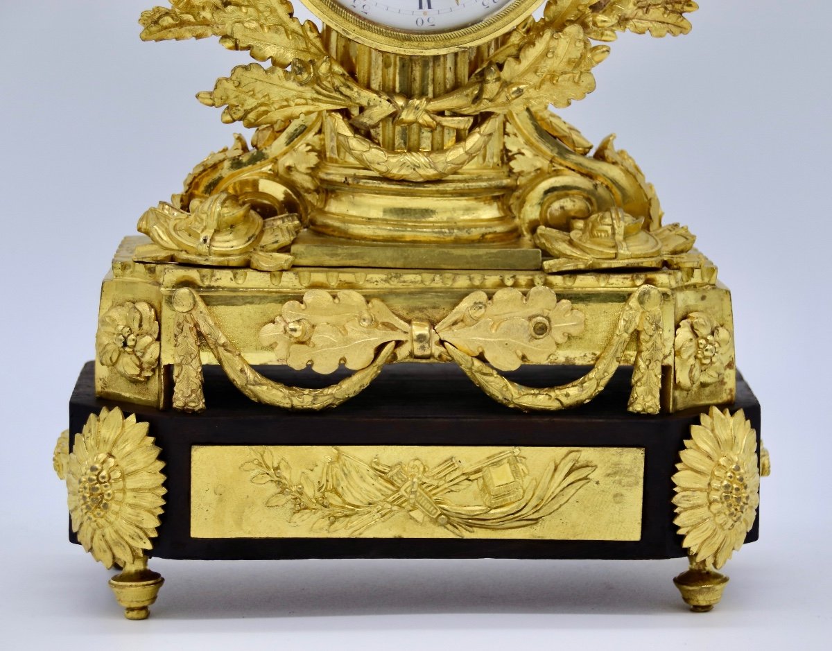 18th Century Gilt Bronze Clock From Lepage In Versailles-photo-5
