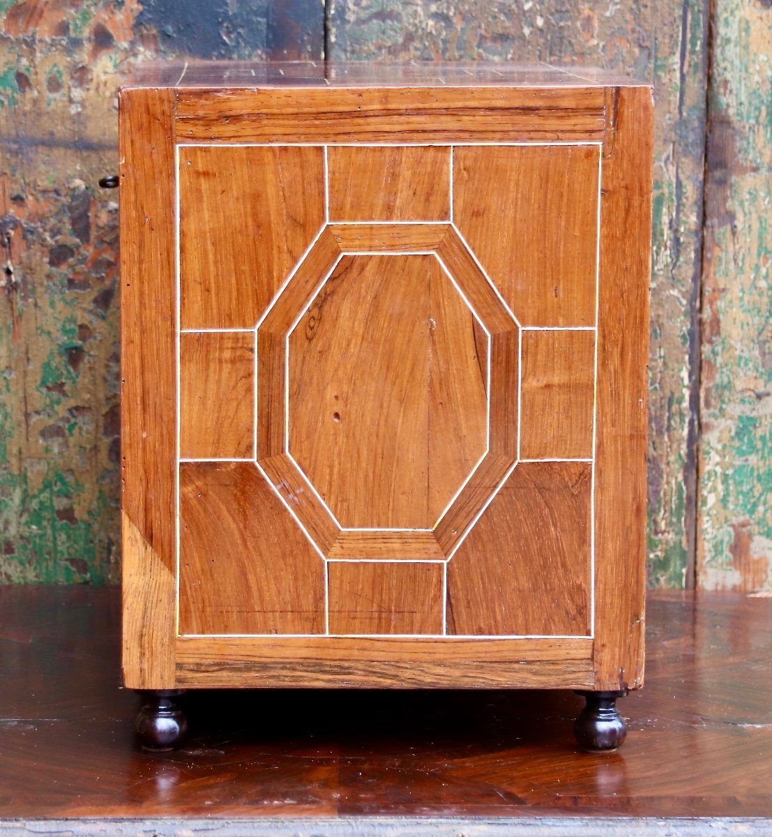 17th Century Cabinet In Rosewood And Tortoiseshell-photo-6