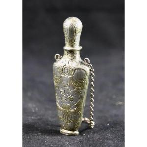 19th Century Silver And Vermeil Salt Cellar 