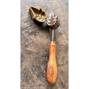 fer à gaufrer XIXème en bronze 