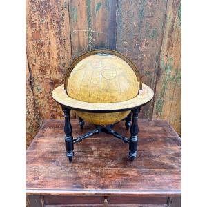 English Table Globe By W. & Ak Johnston 1854