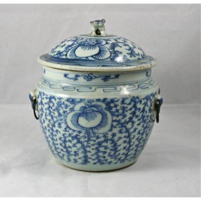 Pot Couvert XIXème En Porcelaine De Chine 