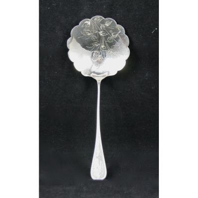 Service Spoon Ice Nineteenth Silver Masif
