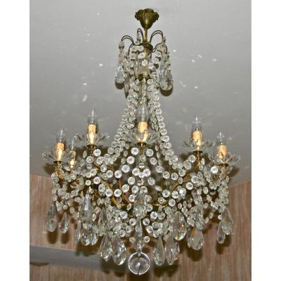 Chandelier Pendants 10 Lights XIXth