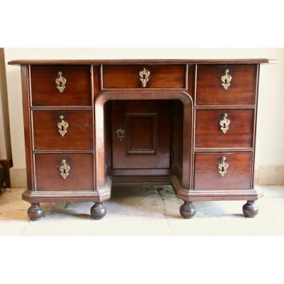 18th Century Mahogany Coffered Port Office