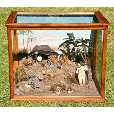 Diorama XIXth Egyptian Scene