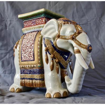 éléphant Tabouret En Céramique de Chine