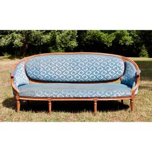 Large Sofa Trash Louis XVI In Beech