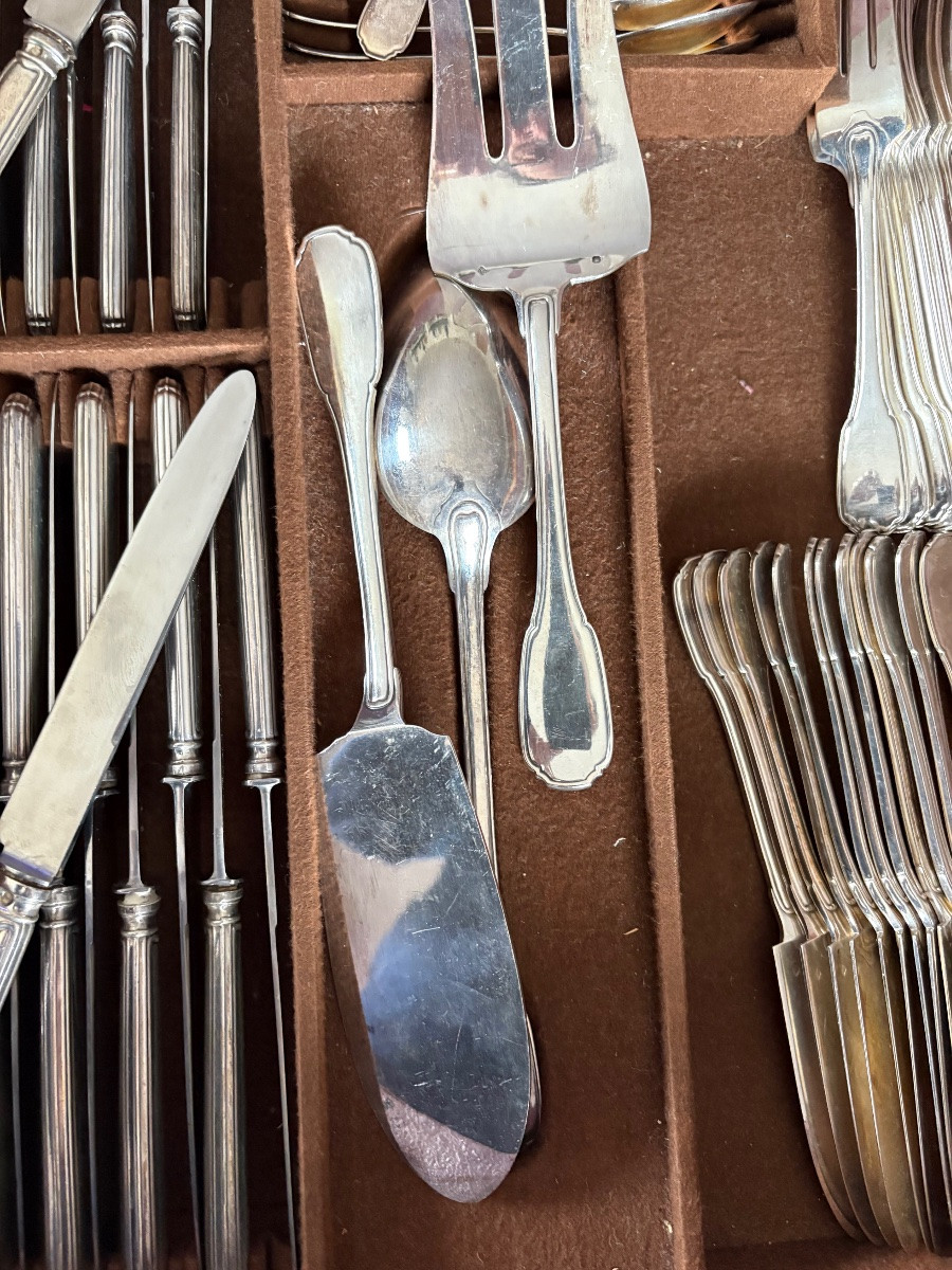 88-piece Solid Silver Household Set-photo-2