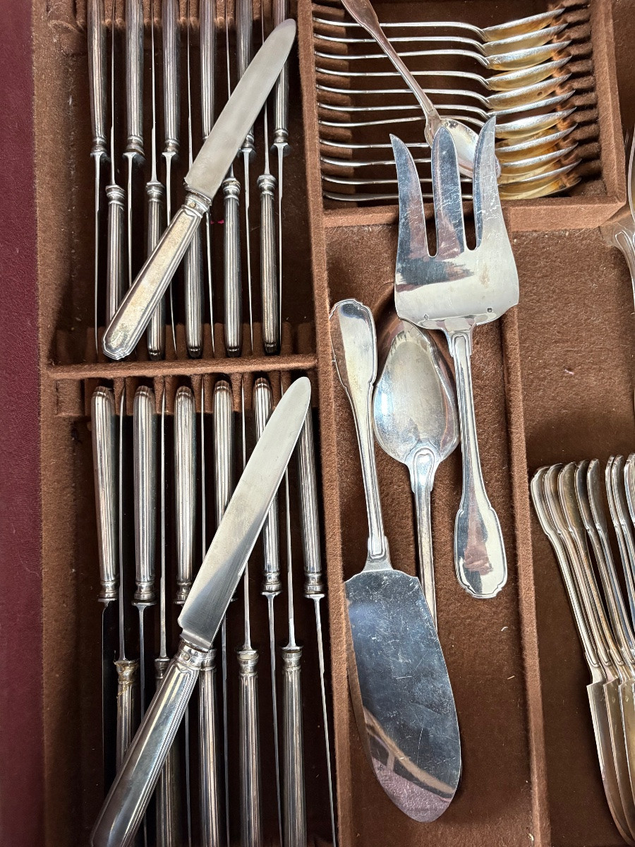 88-piece Solid Silver Household Set-photo-2