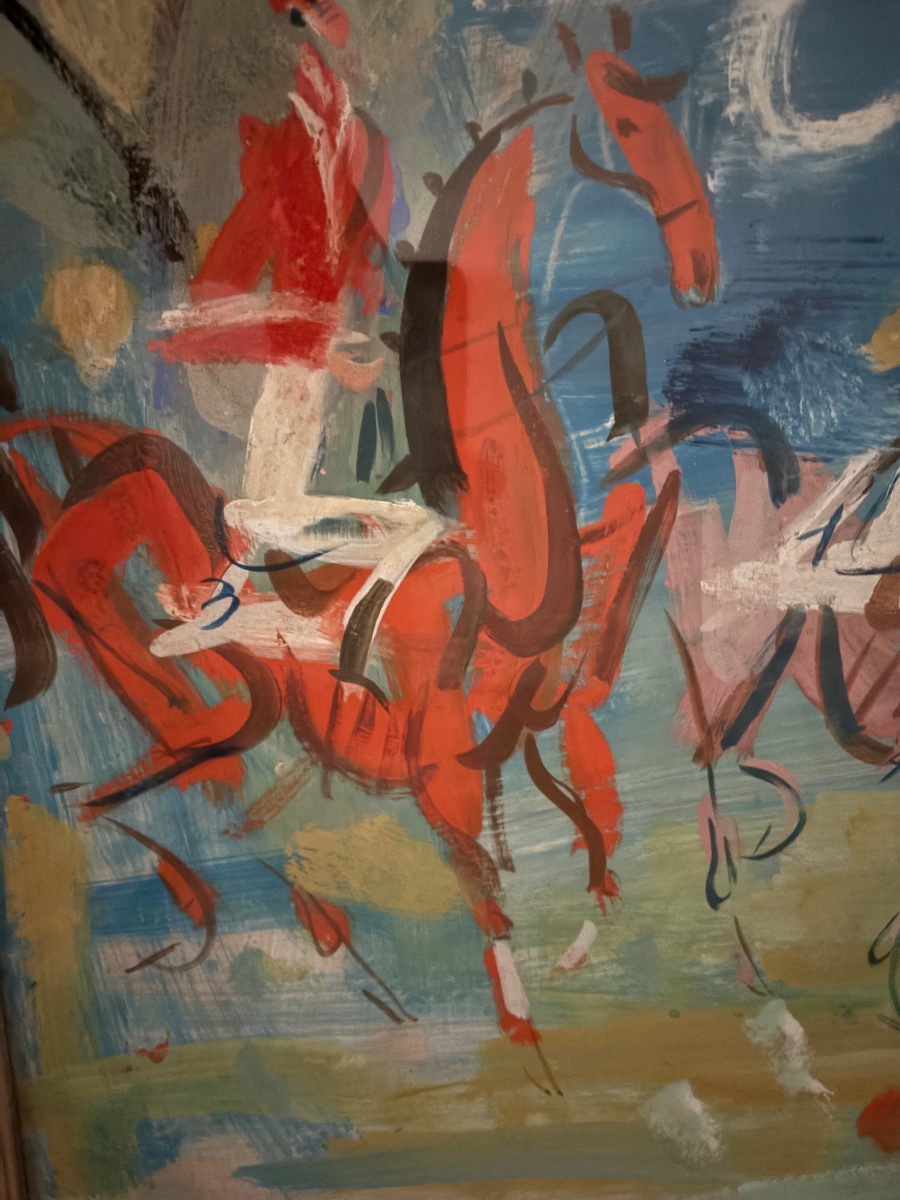 Gen Paul, “at The Races,” Gouache On Paper -photo-2