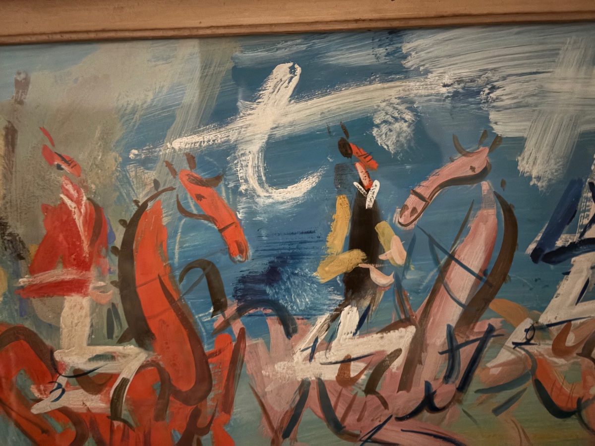 Gen Paul, “at The Races,” Gouache On Paper -photo-3