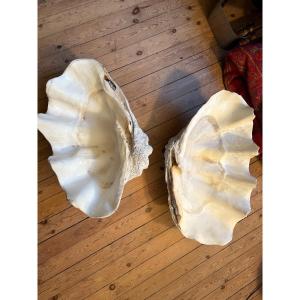  Deux bénitiers géants 