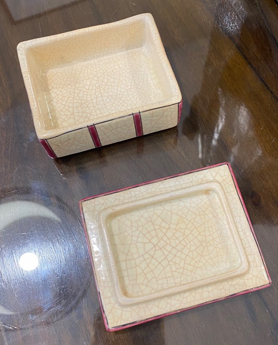 Longwy Enamel Ceramic Jewelry Box-photo-3