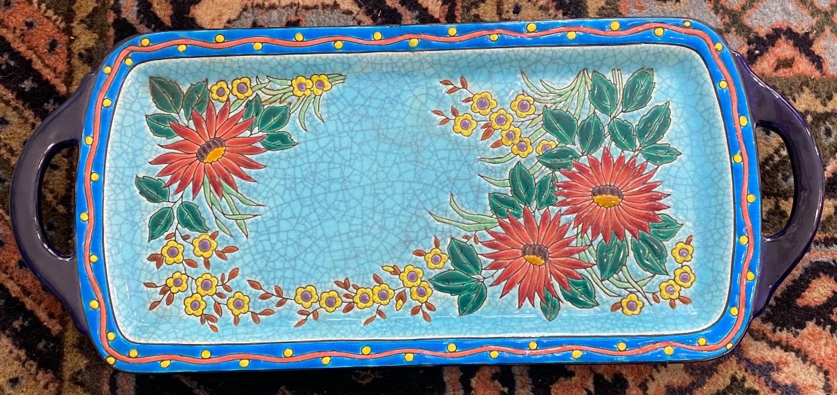Rectangular Cake Dish Enamels Of Longwy