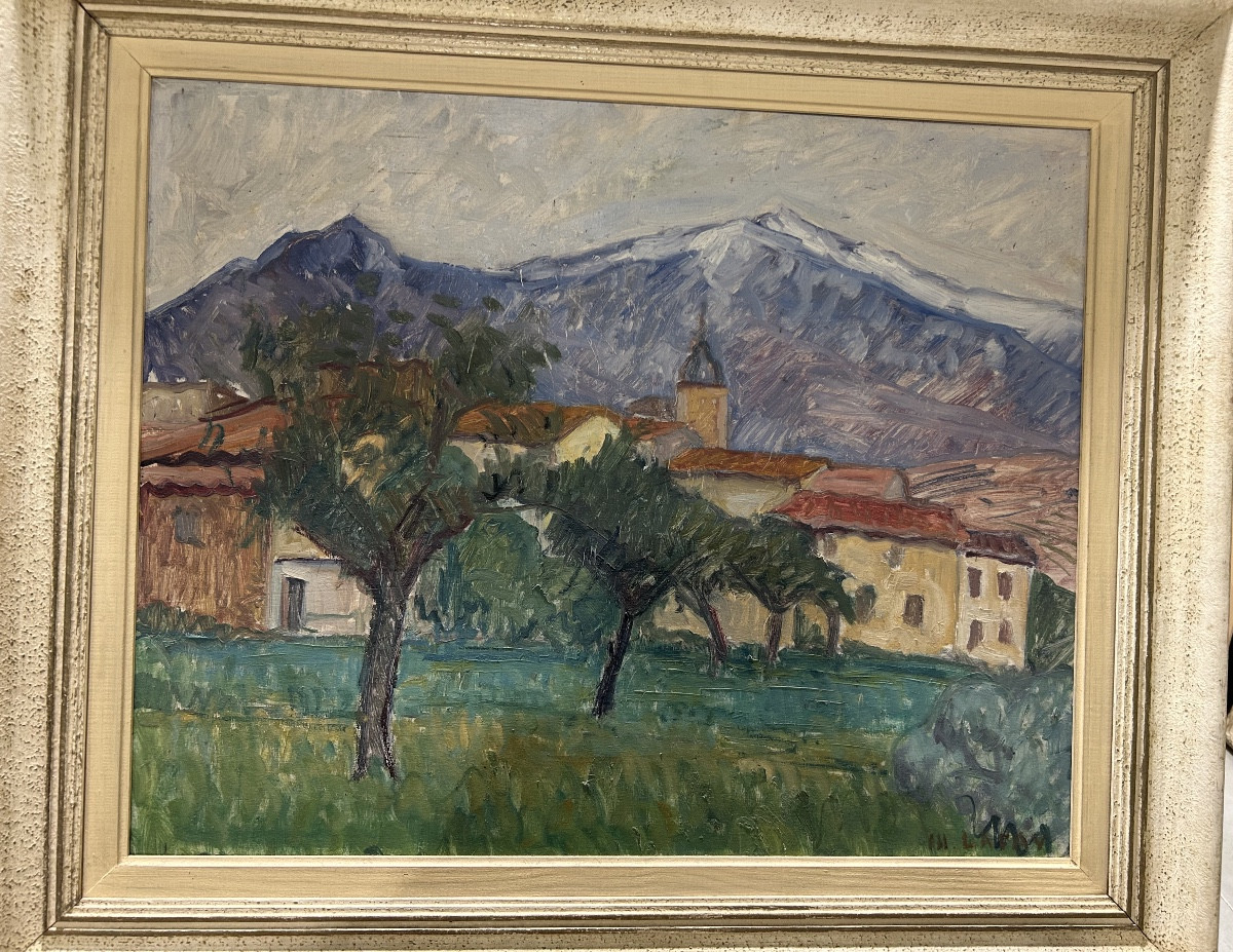 Mount Canigou Seen From Codalet