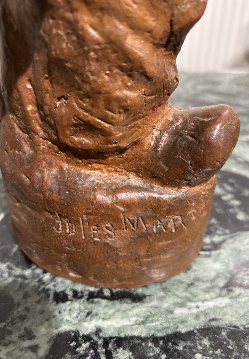 Catalan Couple / Glazed Terracotta-photo-3