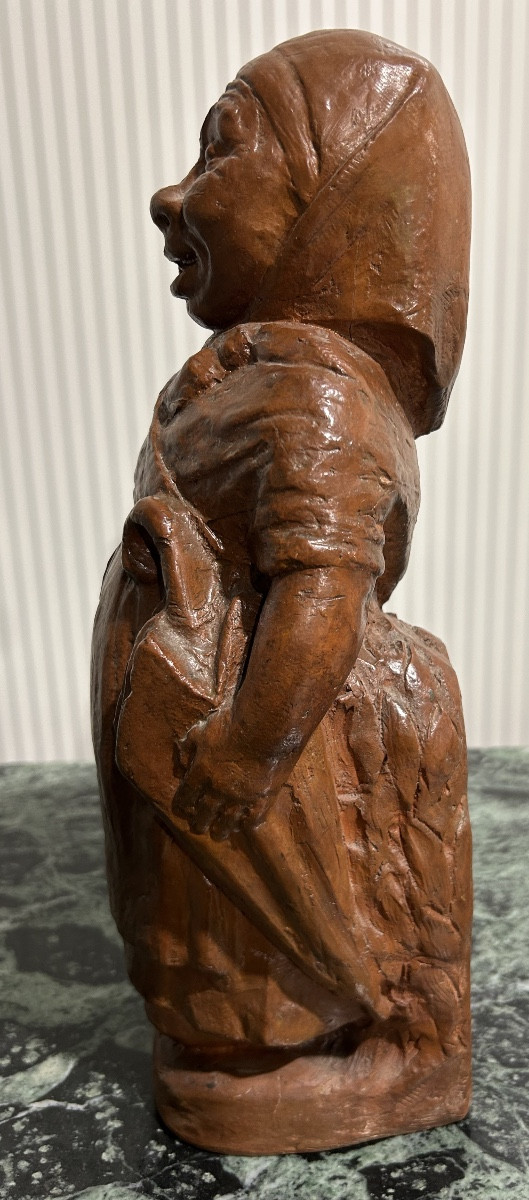 Catalan Couple / Glazed Terracotta-photo-2