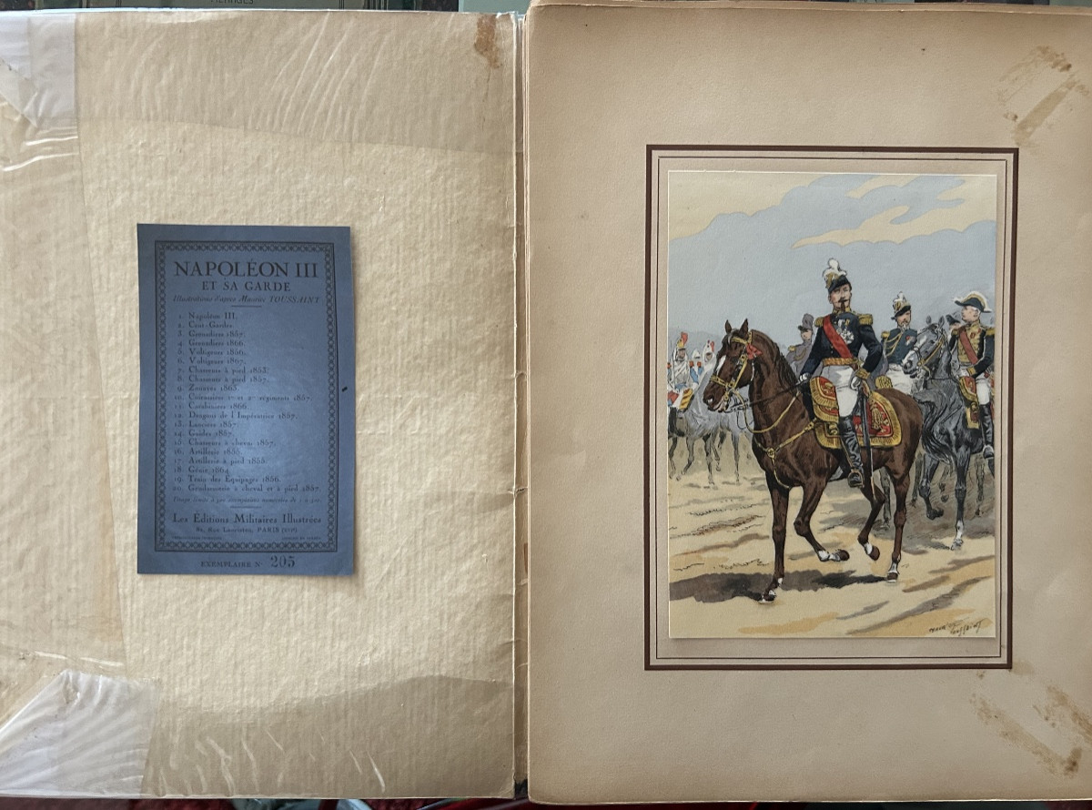 Napoléon lll et sa garde par Maurice Toussaint second Empire -photo-2
