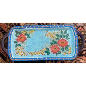 Rectangular Cake Dish Enamels Of Longwy