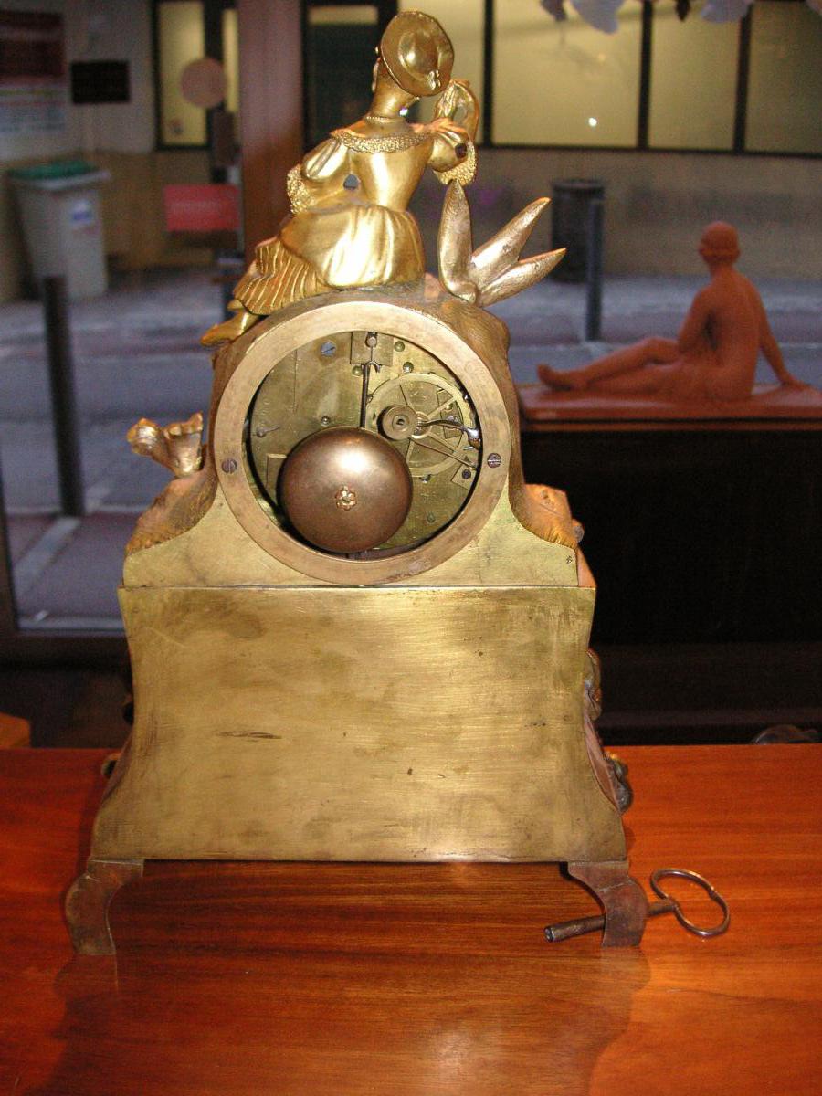 Pendulum Gilt Bronze / Napoleon 3 / Movement Fil-photo-3