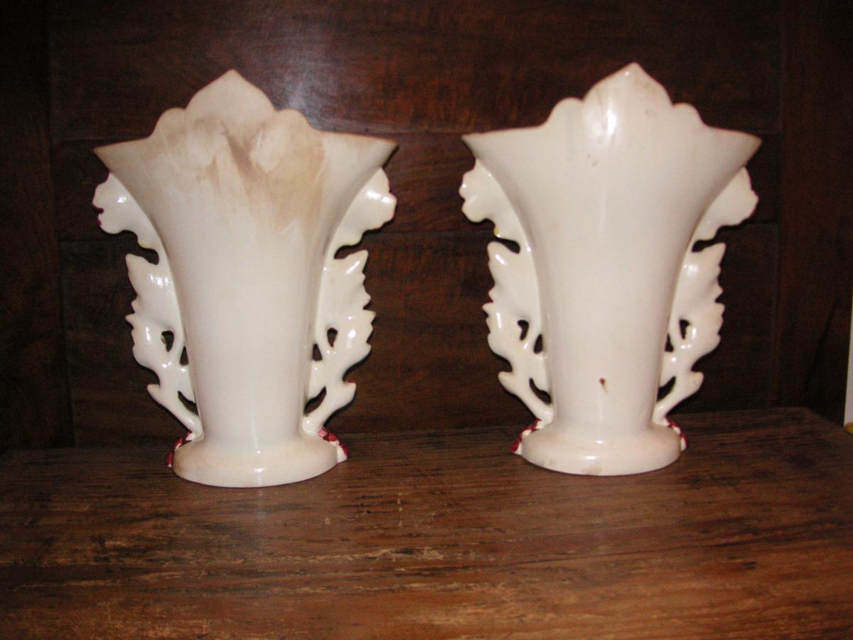 Barbotines (2) / Paire de vases-photo-2