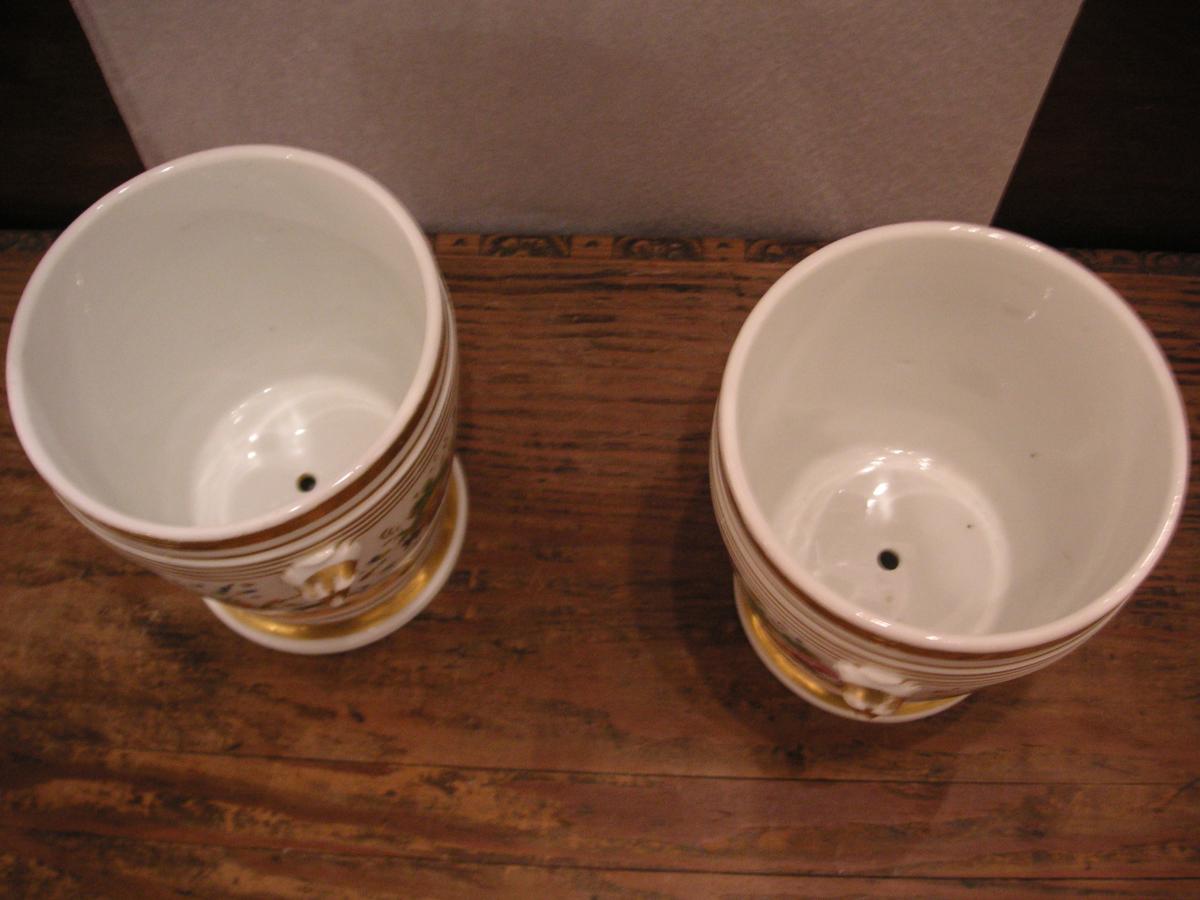 Cache Pot In The Middle 19th / Paris Porcelain-photo-7