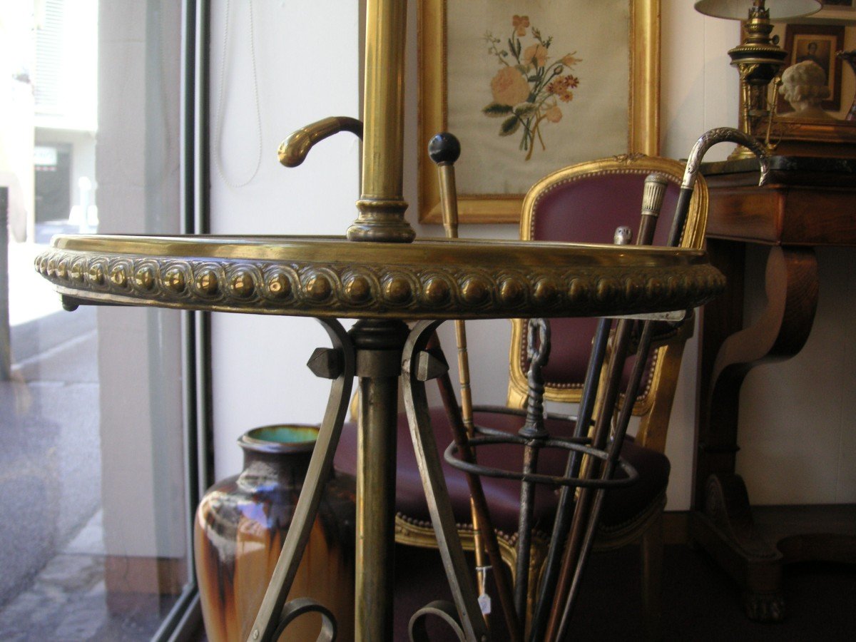 19th Century Floor Lamp / Wrought Iron-brass-photo-7