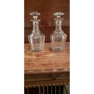 Crystal Wine Decanters (2) / Baccarat / No Brand 