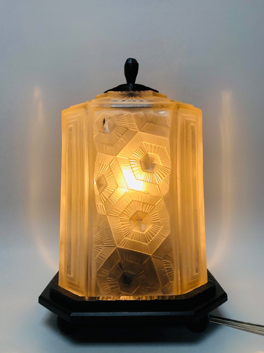 Art Deco Night Light Hettier Et Vincent-photo-4