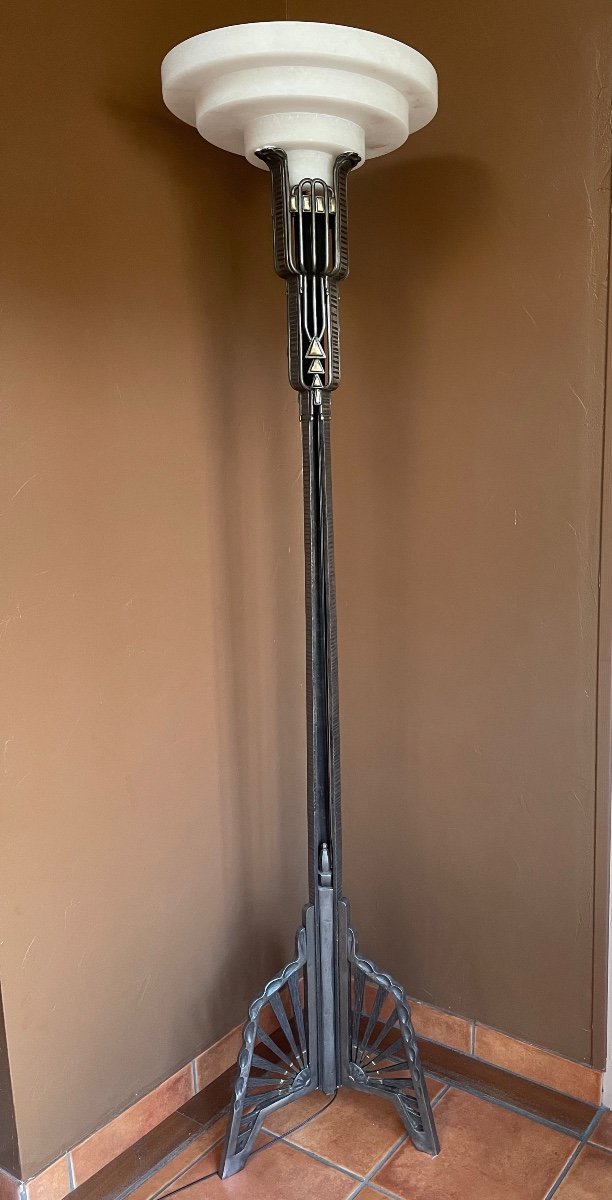 Majorelle Art Deco Floor Lamp