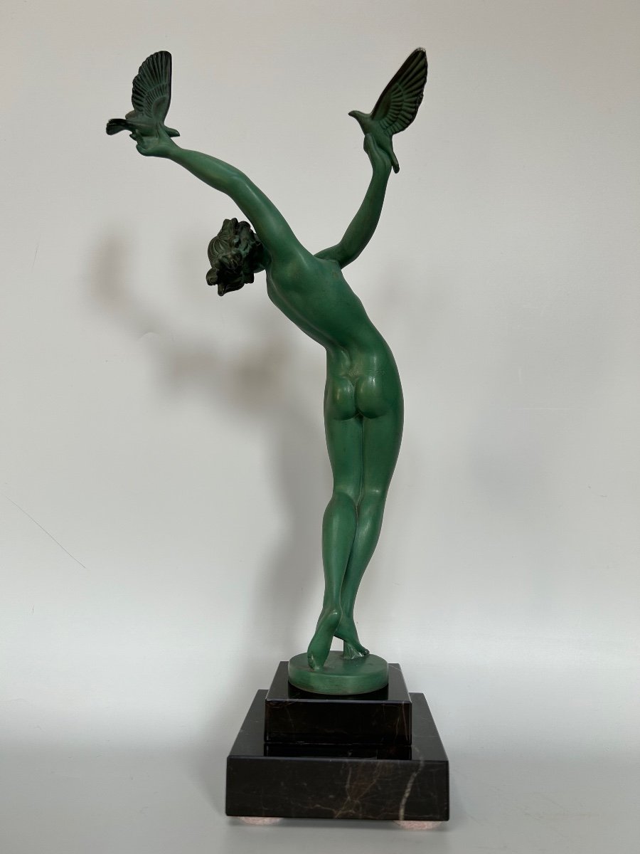 Max Le Verrier Art Deco Sculpture Model Charm-photo-1