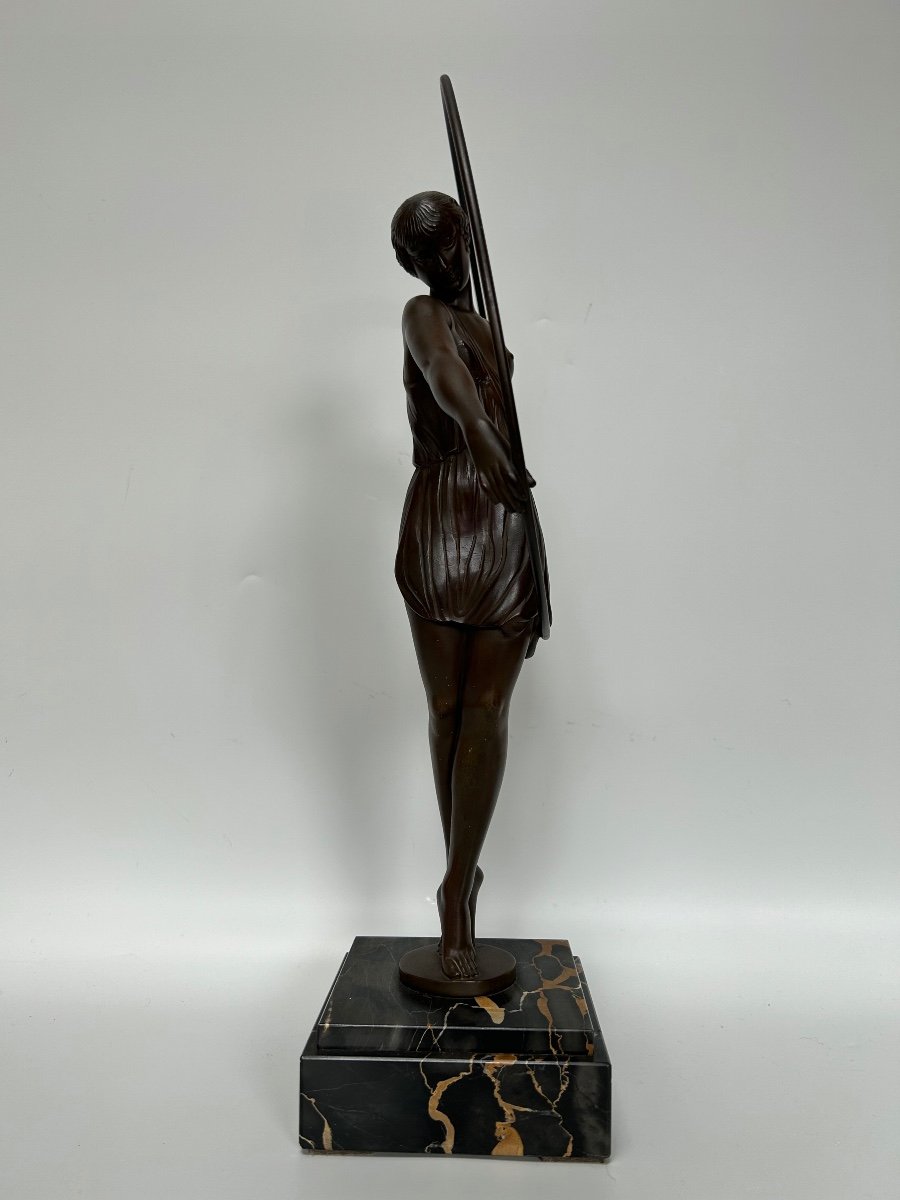 Max Le Verrier And Pierre Le Faguays Art Deco Sculpture -photo-4