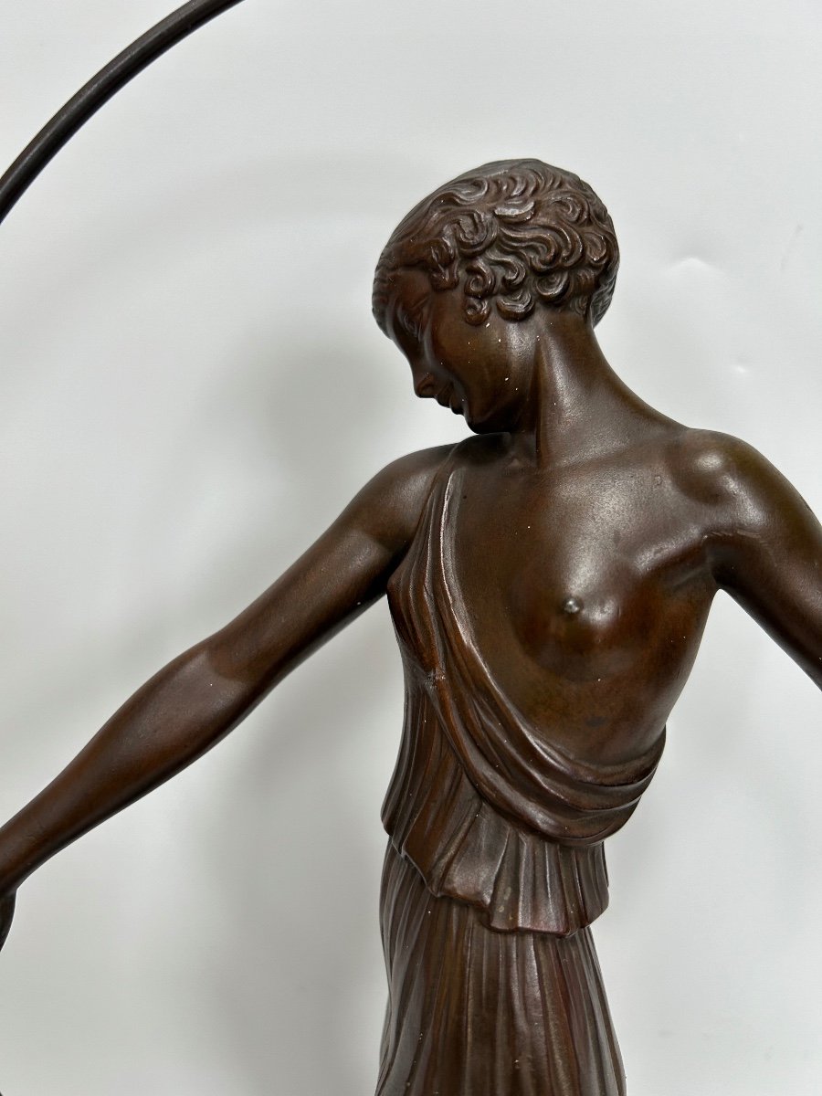 Max Le Verrier And Pierre Le Faguays Art Deco Sculpture -photo-2