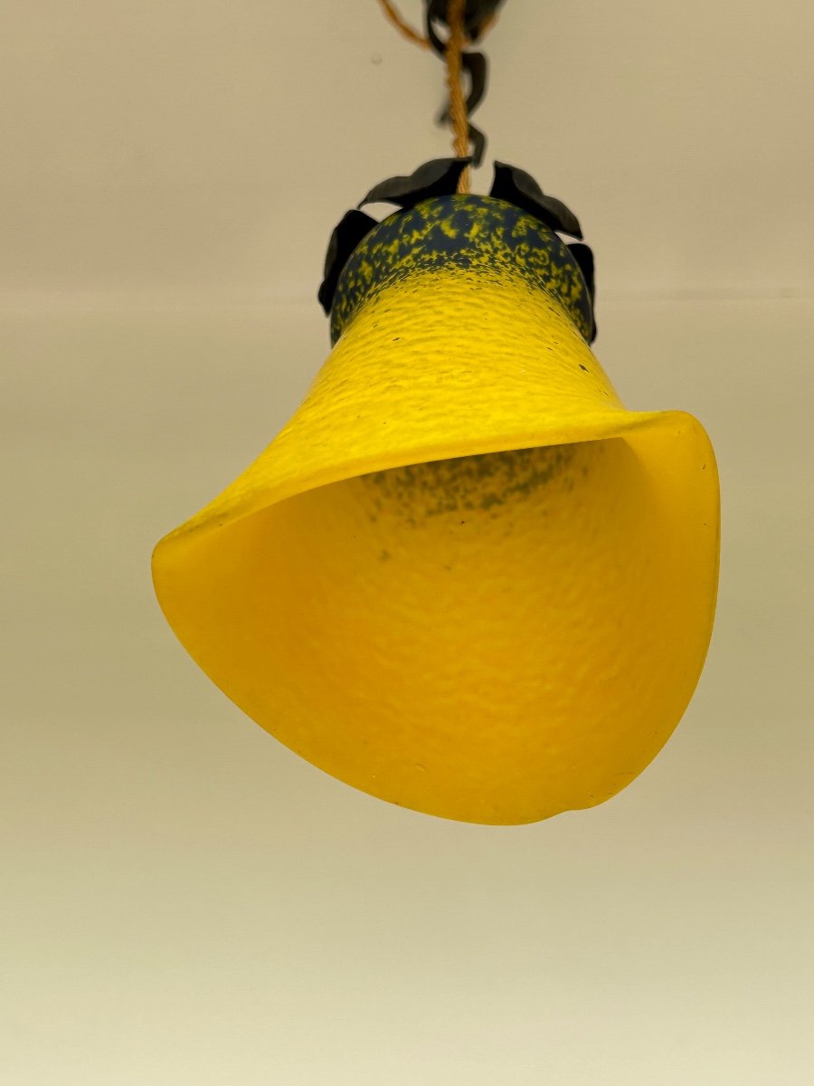 Art Nouveau Pendant Lamp In The Taste Of Was Benson-photo-5