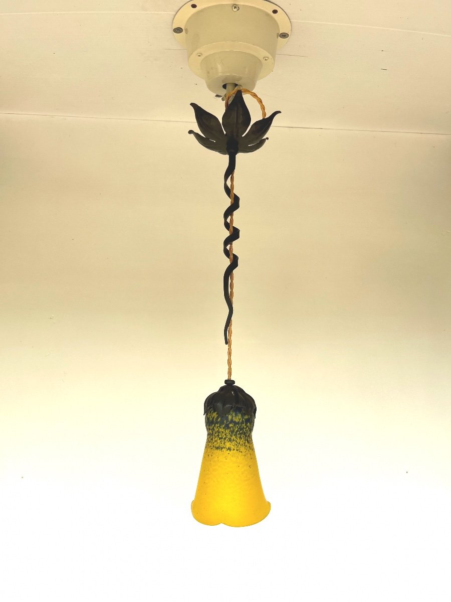 Art Nouveau Pendant Lamp In The Taste Of Was Benson