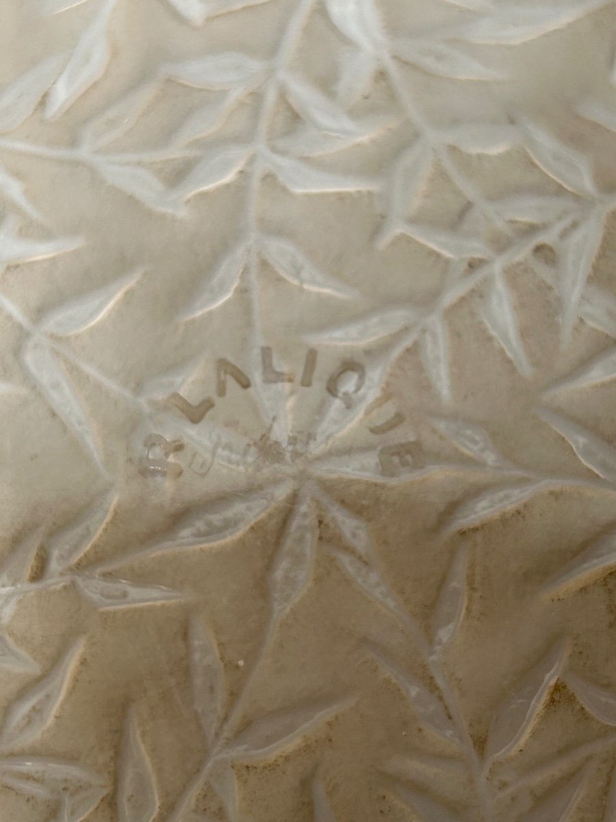 René Lalique Plat Ou Assiette Modèle Vase N1-photo-3