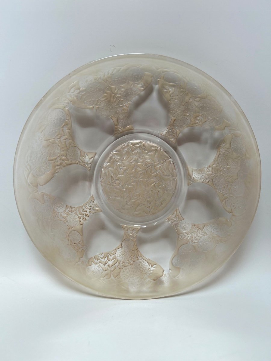 René Lalique Plat Ou Assiette Modèle Vase N1