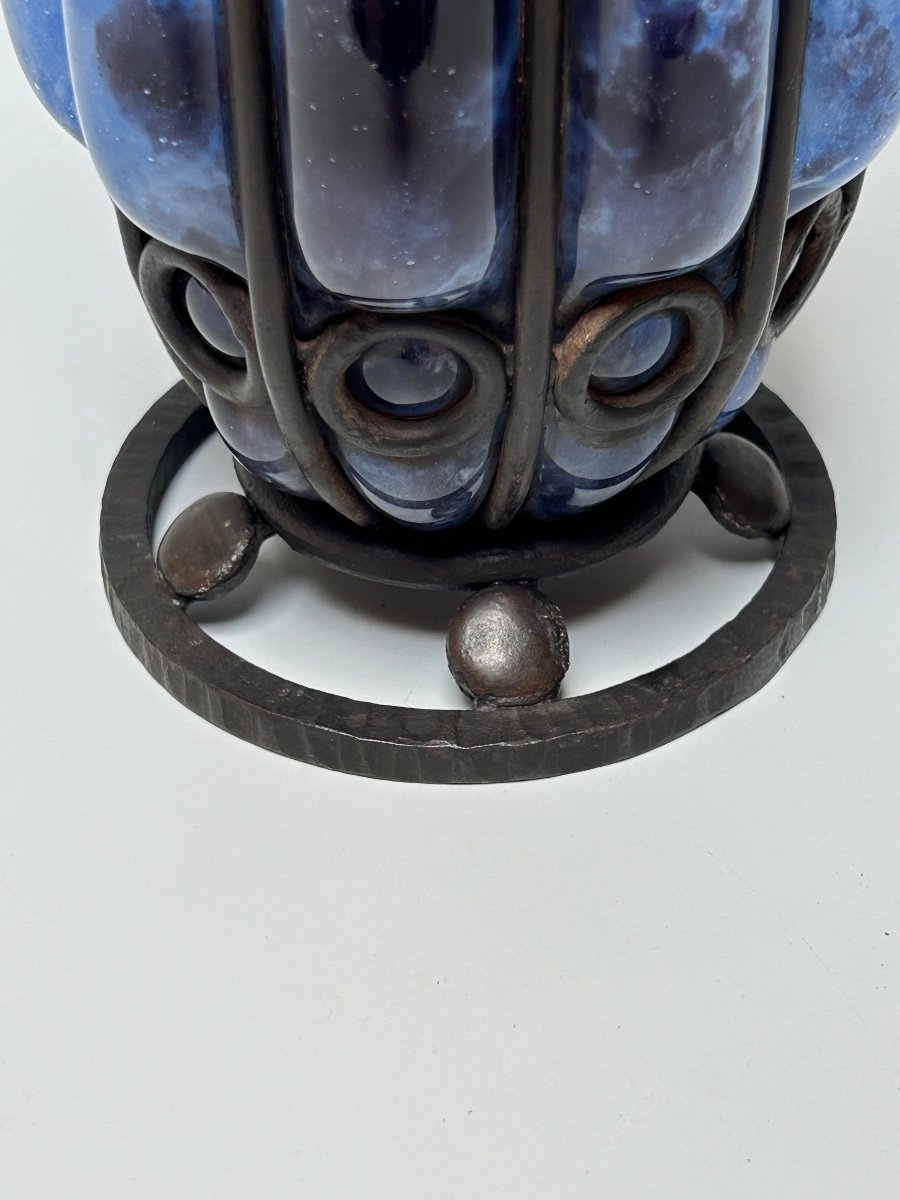 André Delatte Vase Art Déco -photo-2