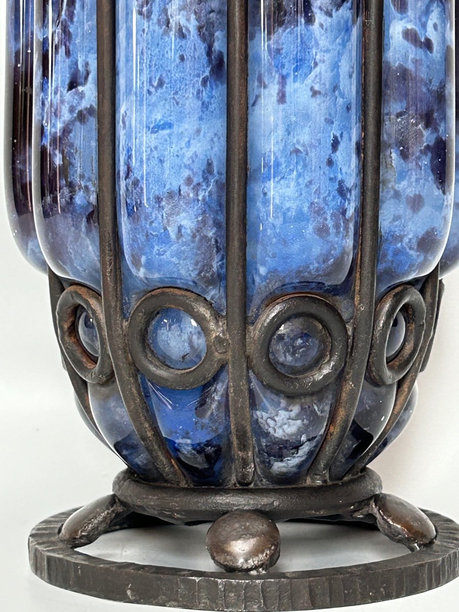 André Delatte Vase Art Déco -photo-6