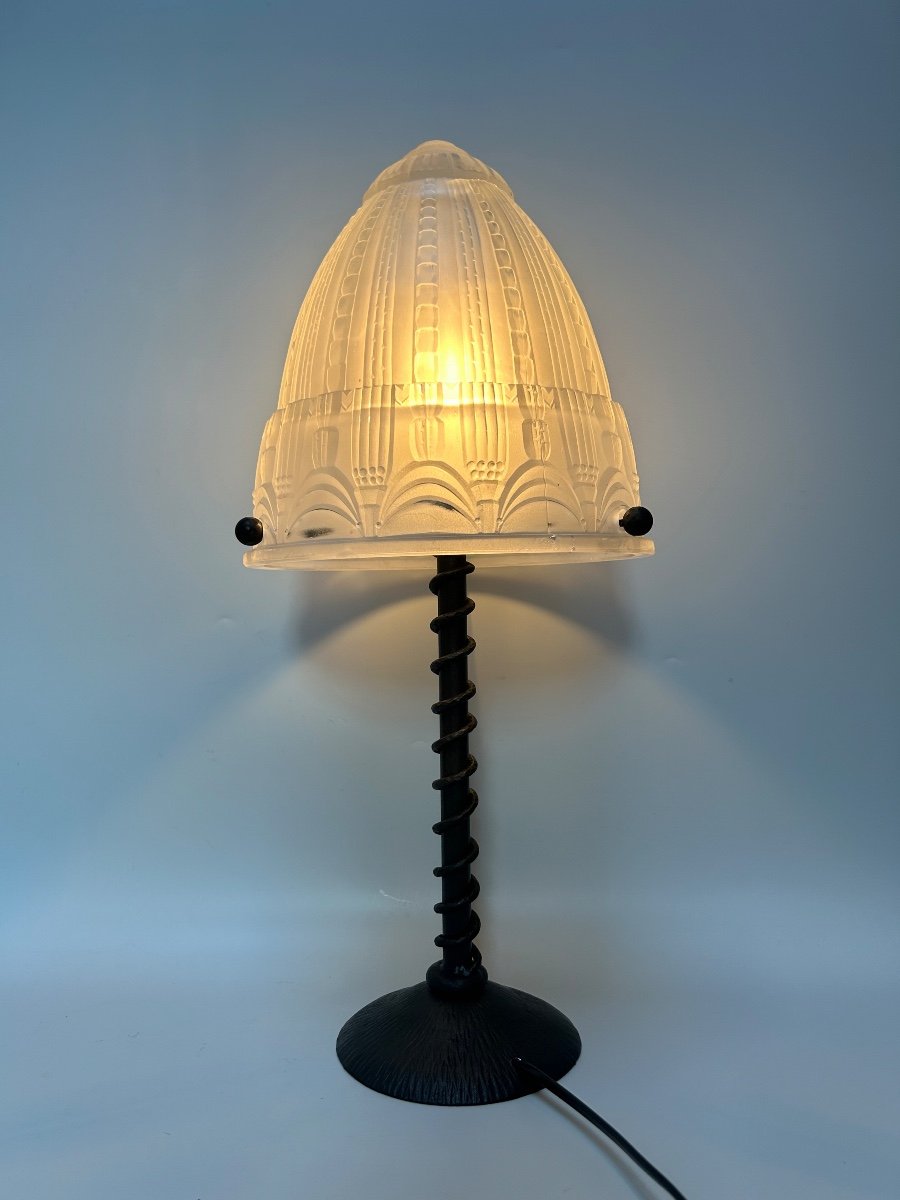 Muller Frères Lampe Art Déco -photo-8