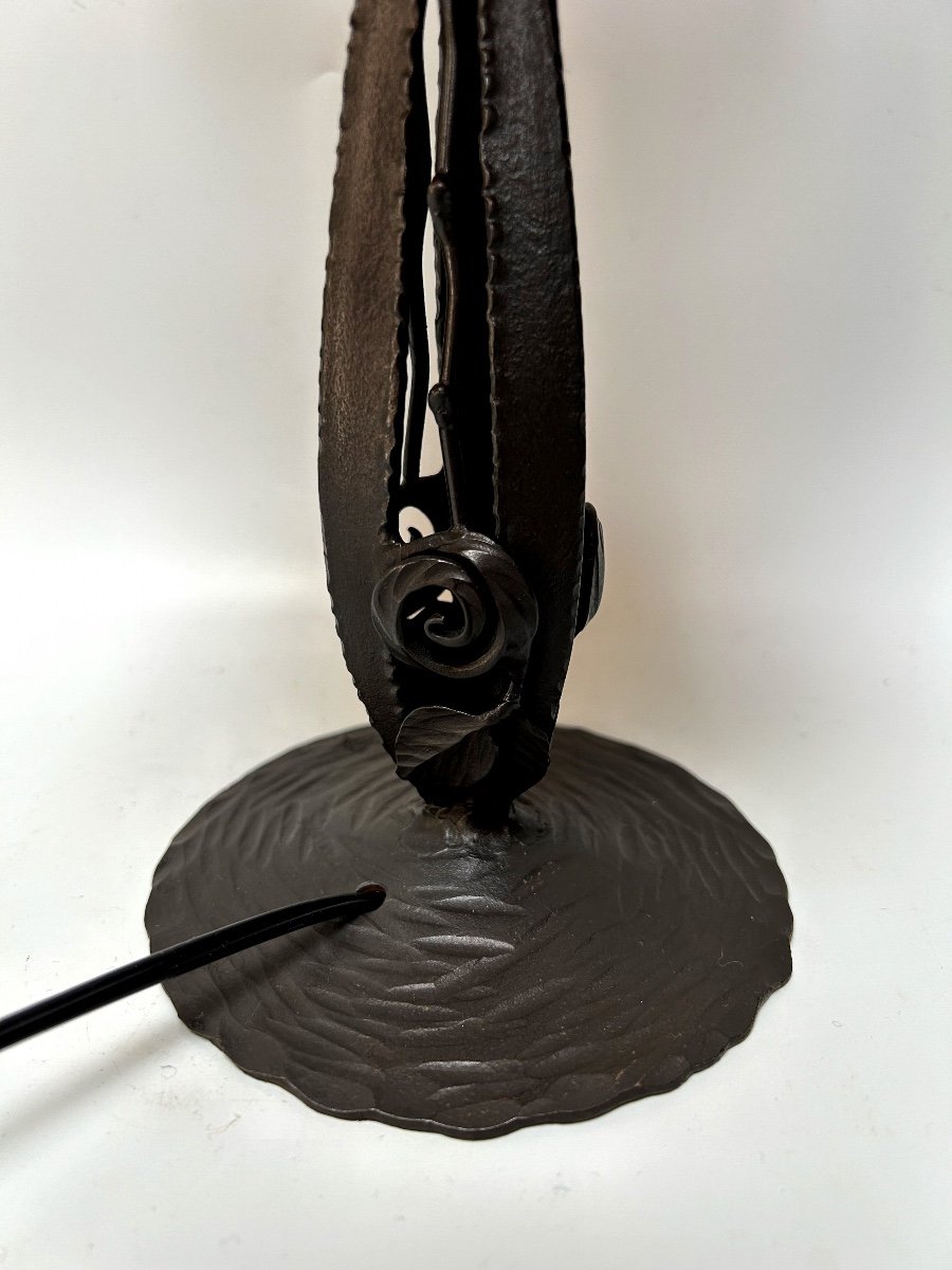 Muller Brothers Luneville Art Deco Lamp -photo-1