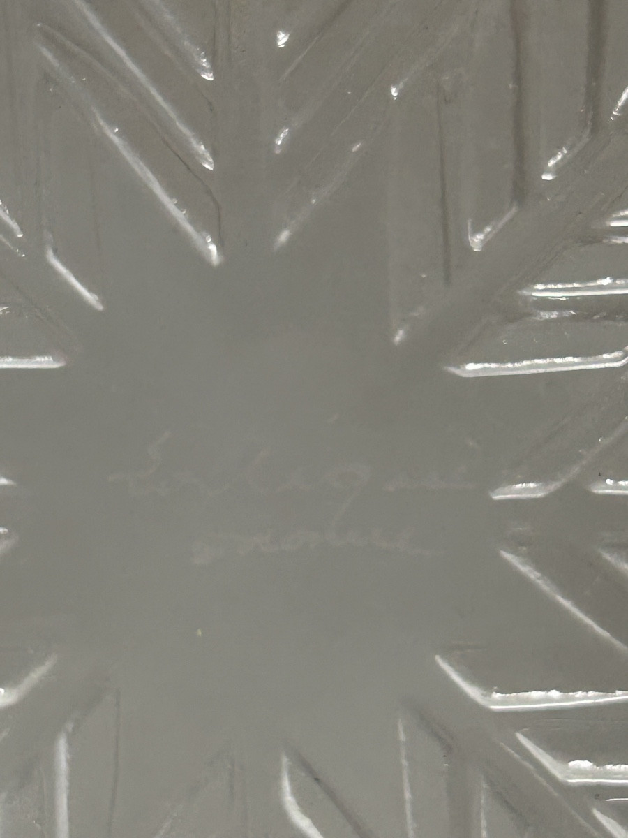 René Lalique Carnation Model Platter Created In 1932-photo-1